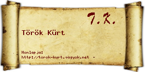 Török Kürt névjegykártya